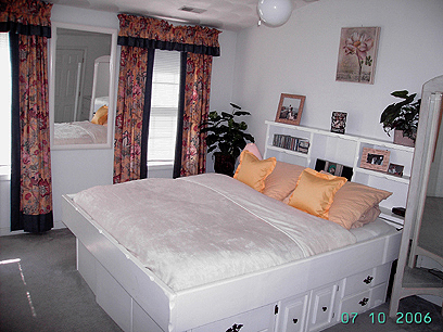 Master Bedroom with Cathedral Ceiling